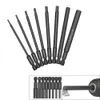 8Pcs 14 Hex Shank Head Allen chave Chave de fenda Tomada Bit Conjunto de bits magnéticos métricos 240123