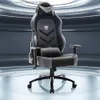 Other Furniture Big and Tall Gaming Chair 350lbs-Racing Style Computer Gamer ChairErgonomic Desk Office PC Chair with Wide Seat Reclining Q240129