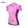 Erkek Tişörtler Pembe Kadın Bisikletleri Jersey 2020 Kısa Seve Bisiklet Gömlekleri Bicyc Jeresy Bisiklet Giyim Giyim Ropa Maillot Ciclismo Fininoh24129
