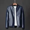 Men's outerwear men's spring and autumn leather jacket men's 2024 Korean slim fit thin trendy clothes 240119