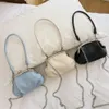 Borse a tracolla Vintage Cloud Kiss Lock Shell Bag per le donne 2021 Catena di moda Crossbody Hobo PU Borse in pelle per ragazze Handbag257O