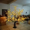 LED d'extérieur artificielle fleur de cerisier arbre lumière lampe d'arbre de noël 1248 pièces LED 6ft 1 8M hauteur 110VAC 220VAC imperméable à la pluie 175H