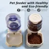 Supplies Pet Smart Feeder Waterer Cat Accessories Bobineur de bol de nourriture pour chats Water Automatic Dispensser Bol Cat Fountain pour chat