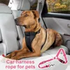 Colliers pour chiens, harnais de voiture, ceinture de sécurité pour animaux de compagnie, sangle Portable pour chat pour petits et chiots