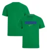 2024 Fórmula 1 F1 Racing Suit Camiseta de secagem rápida Roupas de primavera e outono para homens e mulheres com o mesmo tamanho podem ser personalizadas.
