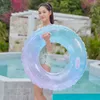 Другие бассейны SpasHG Sequin Starry Sky Плавательное кольцо для детей Взрослых детей Надувной бассейн Foats Tube Giant Float Boys Girl Water Fun Toy Swim Laps YQ240129