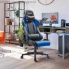 Inne meble Gaming krzesło wyścigowe w stylu wyścigowym PU skórzane krzesło biurowe biurko komputerowe Krzesło dyrektor wykonawczy ergonomiczny obrotowy headrest Q240129