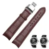 Komponenten Otmeng Kalbsleder-Uhrenarmband aus echtem Leder, 20 mm, 21 mm, 22 mm, 23 mm, 24 mm, geeignet für Tissot Seiko-Uhrenarmbandarmbänder