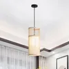 Pendant Lamps Chinese Style Lights Bamboo Hand Make Suspension Luminaire Dining Room Hanging Loft Living