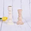 Retro Wood Classic Candlesticks Holders Wedding Decoration 1PC283s