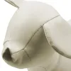Apparel Hotleather Dog Mannequins Standing Position Dog Models Toys Pet Animal Shop Display Mannequin White S