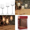 3PCS Set Candle Holders Dekoracje weselne Producent świecznika świecznika dla herbaty światło baru domowe dekoracja t200108242U