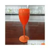 Vingglasögon 1 Party White Champagnes Coupes Cocktail Beer Whisky Champagne Flute Inventory Wholesale Drop Delivery Home Garden Kit DH8LF