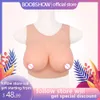 Siliconen Borstprothesen Bodysuit Kunstmatige Borstimplantaten Verbeteren Plaat voor Dragqueen Transgender Shemale Crossdressing Travesti