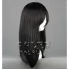 Artículos de fiesta Haikyuu!! Club de voleibol Karasuno High School Kiyoko Shimizu pelucas de Cosplay 45 cm de largo negro resistente al calor peluca de disfraz