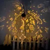 Solar Watering Can Lights Iron Hollow Art Lamp Outdoor Garden Kettle Lanterns