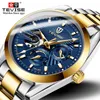 Neue Mode TEVISE Männer Automatische Mechanische Uhr Männer edelstahl Chronograph Armbanduhr Männliche Uhr Relogio Masculino307z