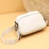 100% peau de vache bandoulière peau de vache téléphone portable sac à bandoulière en cuir véritable messager mode utilisation quotidienne pour les femmes portefeuille sac à main 240123