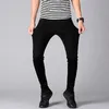 Mens Skinny Jeans Classic Male Fashion Designer Elastic Straight BlackWhite Jeans Pants Slim Fit Stretch Denim Jeans 240124