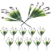 Decorative Flowers 12pcs Simulated Lavender Decors Fake Stems Flower Arrangement