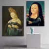 Картины Забавная толстая Мона Лиза от Botero, печать постеров для галереи, гостиной, домашнего декора, скандинавский мультфильм, леди, холст, картина, настенное искусство, подарок