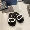 loafers designers tofflor inomhus casual sko mulor vinter kvinnor lyxiga sandale skjutreglage toppkvalitet fluffiga skor ull härlig glider utomhus promenad sandal herr solig