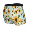 Underpants Flower Patterns Sunflower Homme Panties Man Underwear Comfortable Shorts Boxer Briefs