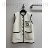 Vestes pour femmes Designer assorti contrastant petit gilet parfumé veste en laine style français 2023 printemps / été mode polyvalent PF1T