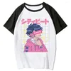 Koszulki kobiet t-shirty femboy kobiety graficzne manga tshirt żeńskie odzież uliczna