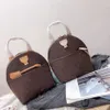 Senhora bolsas meninas mulheres mochila de couro genuíno estilo mulher ombro oblíqua cruz pacote mochilas viagem leitura impressa fas259g