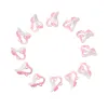 Charm 1000pcs Plastic Clipon Earring Clips Clasps Hooks For DIY örhängen Tillbehörskomponent Fynd som gör rosa vit 14x9x13mm