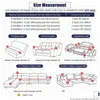 Stol täcker ers p soffa er veet elastisk läder hörn sektion för vardagsrum soffan fåtölj l form säte slipare droppleverans othki
