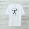 EUA estilo bowling carta impressão t designer camiseta primavera verão casual moda skate homens mulheres tshirt 24ss 0129