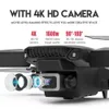 Drones KDBFA 2024 nouveau E88 Pro WIFI FPV Drone grand Angle HD 4K 1080P caméra pliable quadrirotor hauteur tenir RC hélicoptère Dron jouets cadeau YQ240129