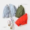 2024 Spring Casual 2-11 12 Years Teenage Children Full Long Sleeve V-Neck Zipper Tops Outwear Coats Kids Baby Boy Jacket Autumn 240123