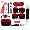 Giocattoli per adulti Prodotti del sesso esotici in nylon per adulti Giochi Bondage Gear Kit BDSM Manette Giocattoli del sesso Frusta Gag Spina coda Accessori del sesso per le donne