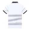 Designer Uomo Basic Business Polo T Shirt Moda Francia Marca T-shirt da uomo Bracciali ricamati Lettera Distintivi Polo Pantaloncini M-3XL # 02