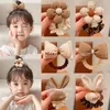 Hair Accessories Cute Clip Set For Girls - Autumn Winter Headwear Bowknot Bands And Elastic Ties