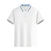 Polos pour hommes 8 couleurs Business Casual Mens Polo Shirt Summer Solid Couleur Blanc Tops Roupas Maculinas Style de base T-shirt pour hommes S-4XL