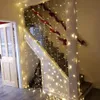 Solar Street Garland House Lights Christmas Decorations Garden Ornements Outdoor LED Festoon Icicle Clertor Lights troom 0,6 M