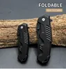 High Quality Pocket Folding Knife Portable 3Cr13Mov Stainless Steel Handle Outdoor Tactical Camping Survival Hunting Tools DHL FREE SHIPPING