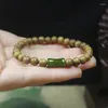 Strand Green Sandalwood Diy Bamboo Bracelet 6mm