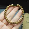 Strand Green Sandalwood Diy Bamboo Bracelet 6mm