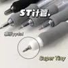 Kawaii Solid Color Black Ink Gel Pen Student Stationery School Office levererar barn födelsedagspresent