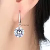 Stud Hot Selling Lady Elegant Fashion Noble Zircon Crystal Dangle Drop Earrings For Women Jewelry Dainty Boucle Mujer Brincos YQ240129