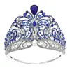 Hair Clips Miss Universe Force For Good Crown Shining Rhinestone Tiara Full Circle Large Adjustable Bridal Wedding Party Big Crowns