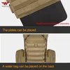 Quick Release 다기능 완전 보호 조끼, 분리 가능 및 재구성 가능한 Molle Outdoor Vest