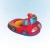 Other Pools SpasHG Kid Inflatable Swimming Ring Summer Swimming Pool Baby Float Car Shaped Circle Swimming Water Fun Seat Boat Pool Toy For Toddler YQ240129