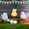 Easter Bird Sculpture Easter Bird Figurine Easter Festive Decoration for Children and Animal Lovers 240129