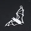 Charms 5 stks/partij 316 Rvs Bat Hangers Groothandel Top Kwaliteit Sieraden Maken Nooit Aantasten